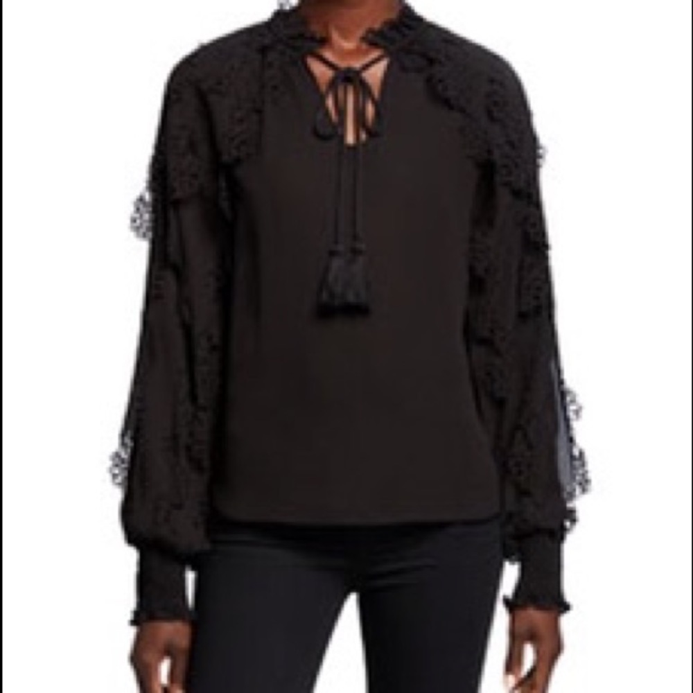 Stella by Stella McCartney scallop Sleeves Blouse